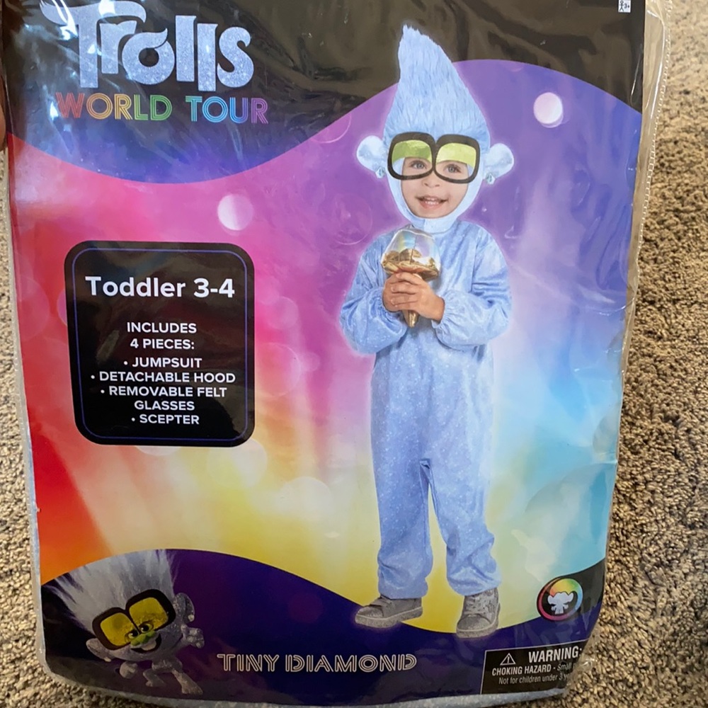 Trolls World Tour Tiny Diamond Costume